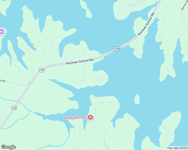 map of restaurants, bars, coffee shops, grocery stores, and more near 213 Amethyst Way in Seneca