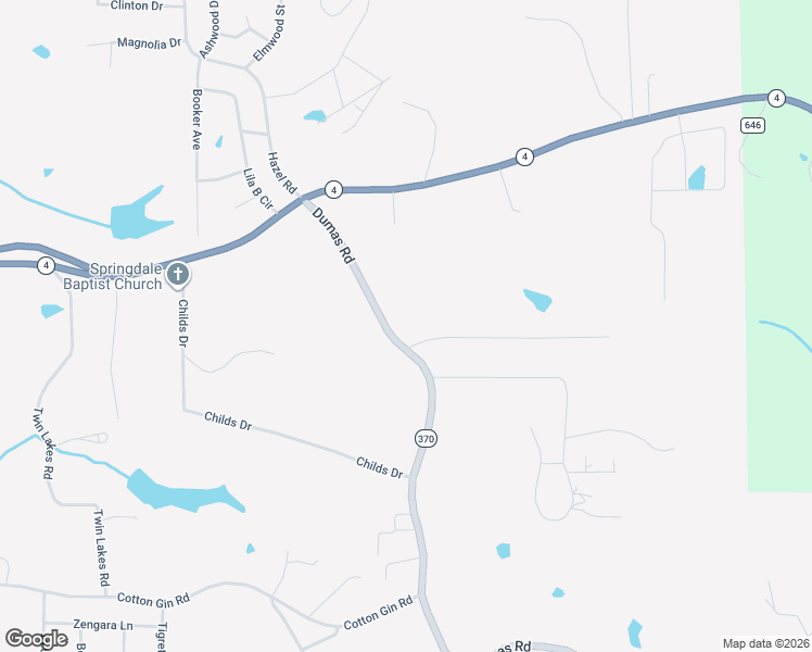 map of restaurants, bars, coffee shops, grocery stores, and more near 370 Dumas Road in Ripley