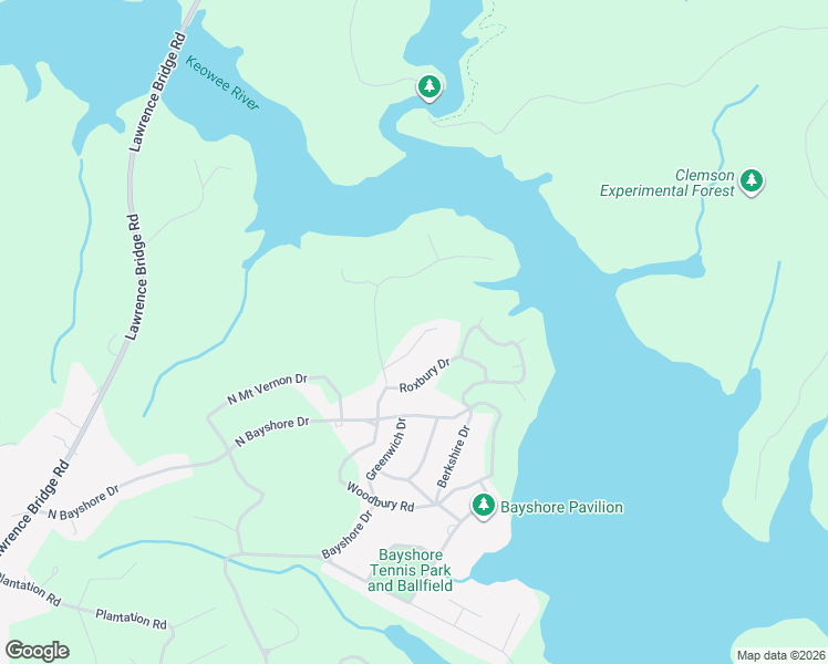 map of restaurants, bars, coffee shops, grocery stores, and more near 221 Redbud Street in Seneca