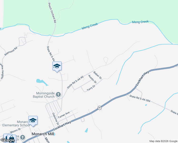 map of restaurants, bars, coffee shops, grocery stores, and more near 307 State Road S-44-90 in Union