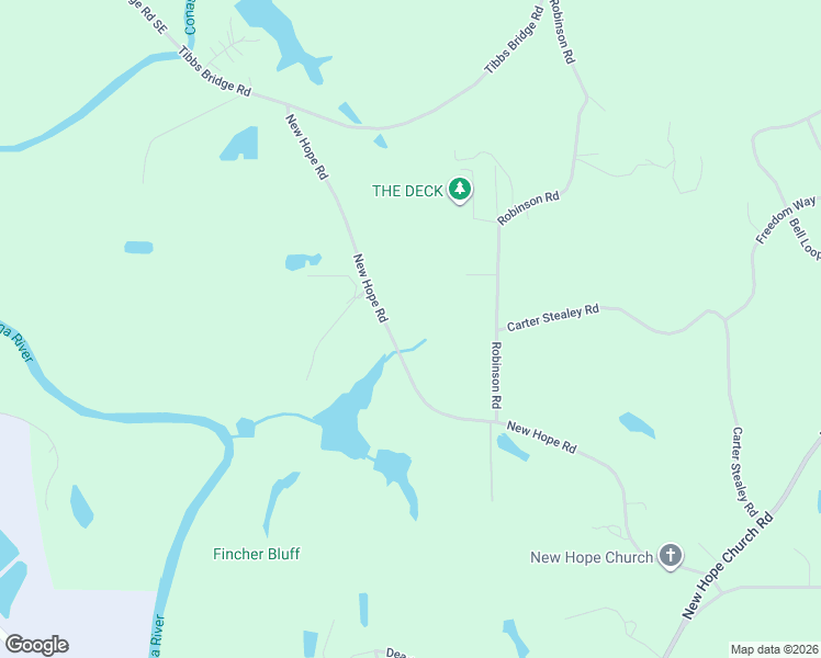 map of restaurants, bars, coffee shops, grocery stores, and more near 206 New Hope Road in Chatsworth