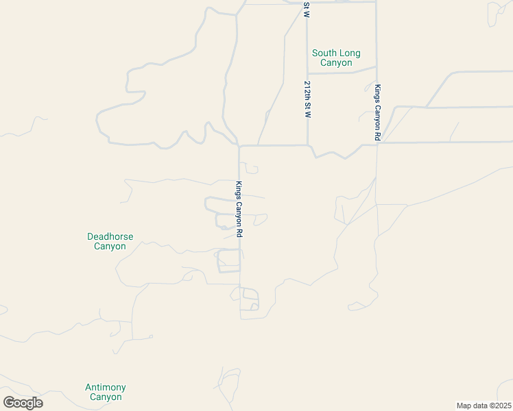 map of restaurants, bars, coffee shops, grocery stores, and more near 46404 Kings Canyon Road in Lancaster