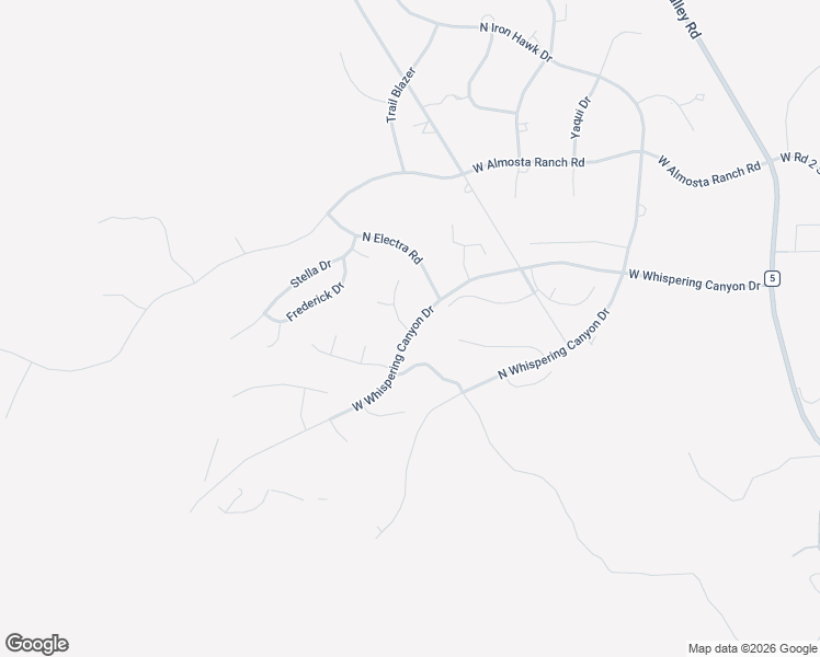 map of restaurants, bars, coffee shops, grocery stores, and more near 12995 North Stella Road in Prescott