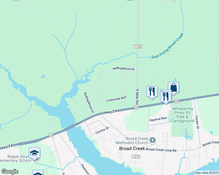 map of restaurants, bars, coffee shops, grocery stores, and more near 199 Turtle Ct in Newport
