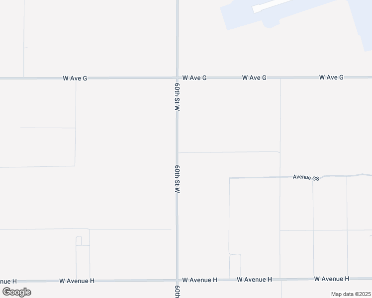 map of restaurants, bars, coffee shops, grocery stores, and more near 60th Street West in Lancaster