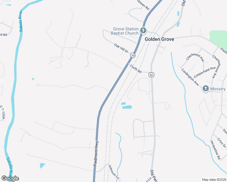 map of restaurants, bars, coffee shops, grocery stores, and more near 502 Piedmont Highway in Piedmont