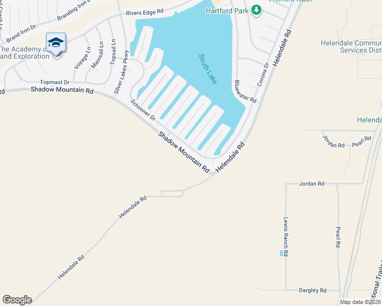 map of restaurants, bars, coffee shops, grocery stores, and more near 14543 Schooner Drive in Helendale