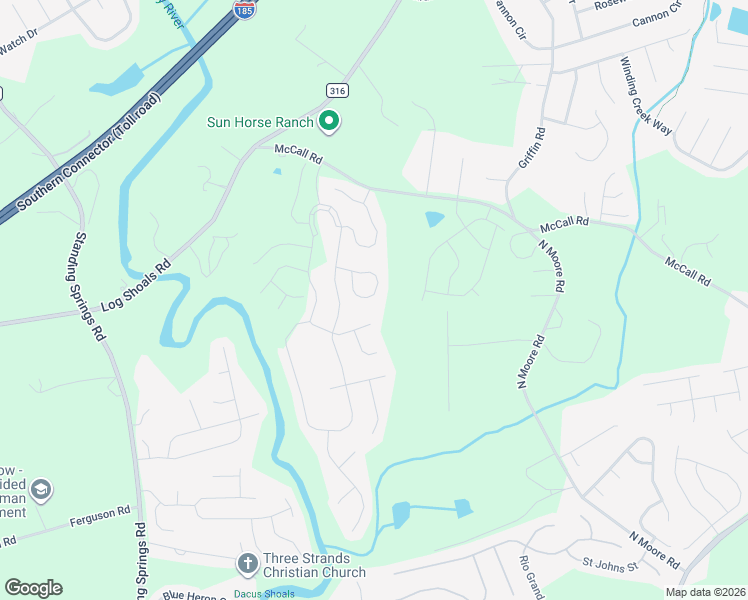 map of restaurants, bars, coffee shops, grocery stores, and more near 16 Pequot Drive in Greenville