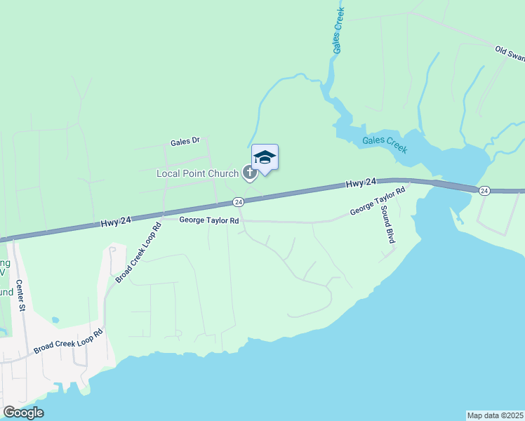 map of restaurants, bars, coffee shops, grocery stores, and more near 328 George Taylor Road in Newport