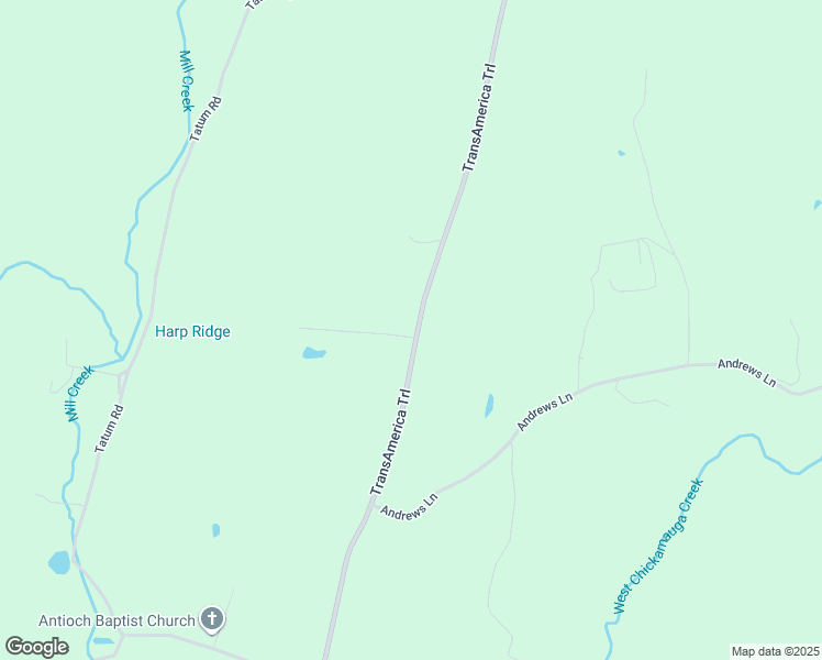 map of restaurants, bars, coffee shops, grocery stores, and more near 20 Lake Ridge Road in Chickamauga