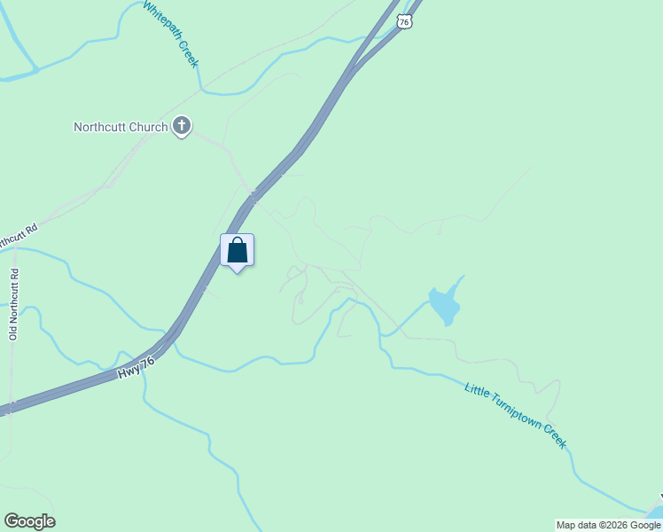 map of restaurants, bars, coffee shops, grocery stores, and more near 14444 Georgia 515 in Ellijay