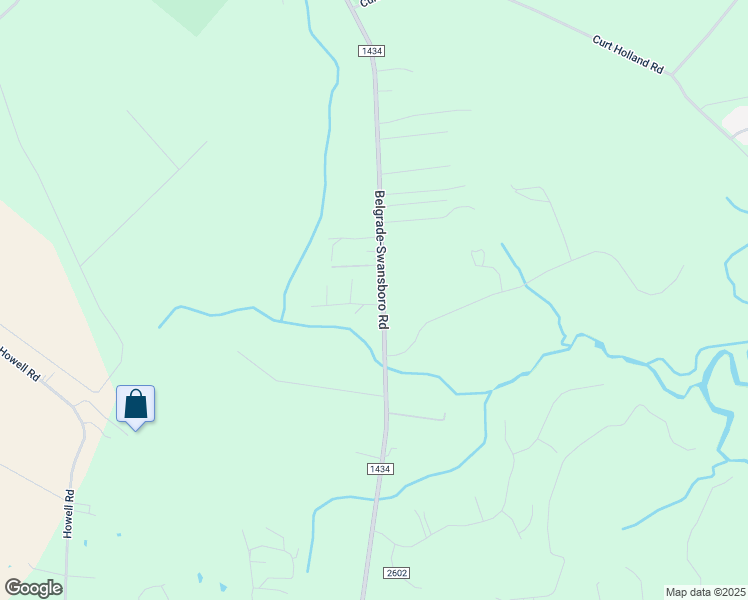 map of restaurants, bars, coffee shops, grocery stores, and more near 401 Belgrade-Swansboro Road in Stella