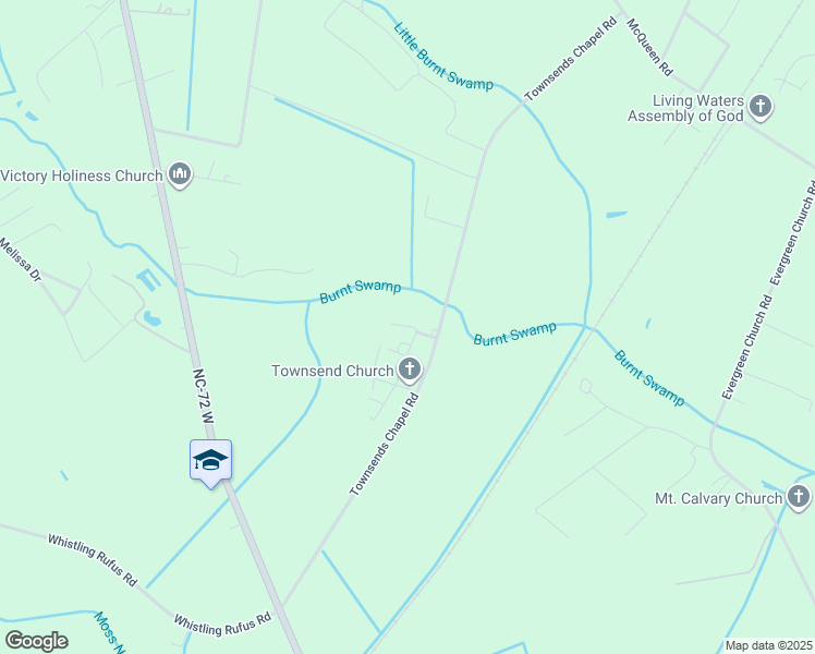 map of restaurants, bars, coffee shops, grocery stores, and more near 2-98 Denae Drive in Pembroke