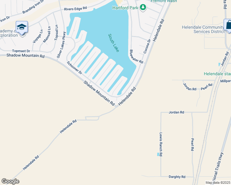 map of restaurants, bars, coffee shops, grocery stores, and more near 26223 Fleet Lane in Helendale