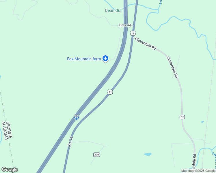 map of restaurants, bars, coffee shops, grocery stores, and more near 1629 U.S. 11 in Rising Fawn