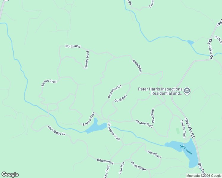 map of restaurants, bars, coffee shops, grocery stores, and more near 277 Pinecrest Road in Sautee Nacoochee