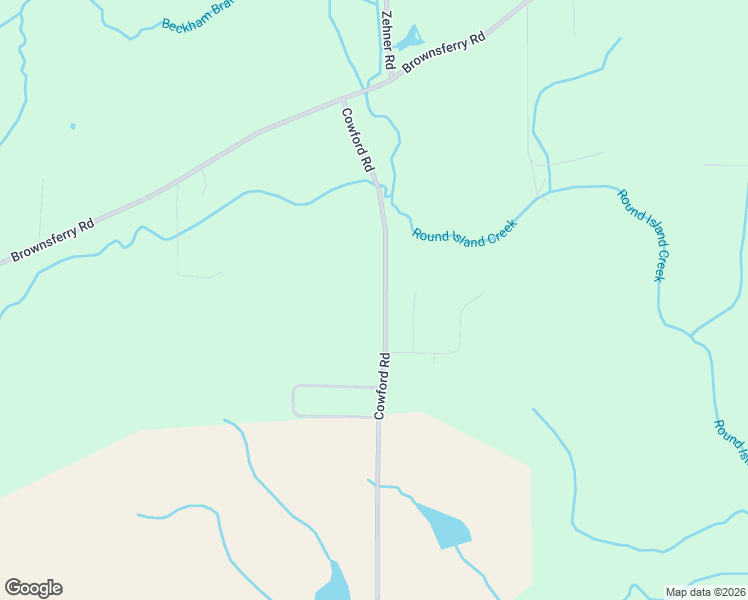 map of restaurants, bars, coffee shops, grocery stores, and more near 11626 Cowford Road in Athens