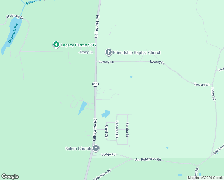 map of restaurants, bars, coffee shops, grocery stores, and more near 320 Leyland Way in Rocky Face