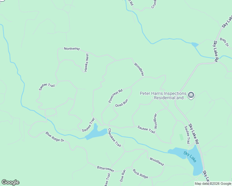 map of restaurants, bars, coffee shops, grocery stores, and more near 189 Pinecrest Road in Sautee Nacoochee