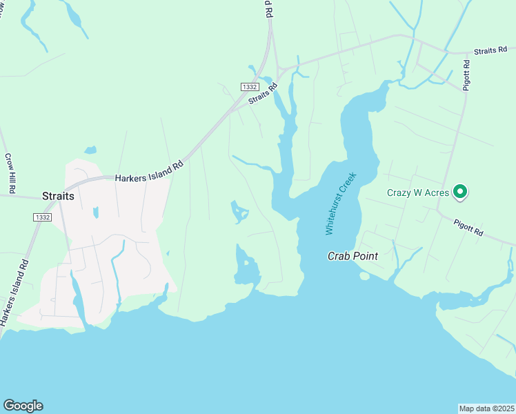 map of restaurants, bars, coffee shops, grocery stores, and more near 270 Stewart Drive in Beaufort