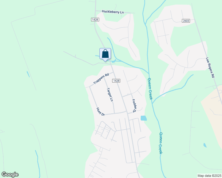 map of restaurants, bars, coffee shops, grocery stores, and more near 218 Target Lane in Hubert