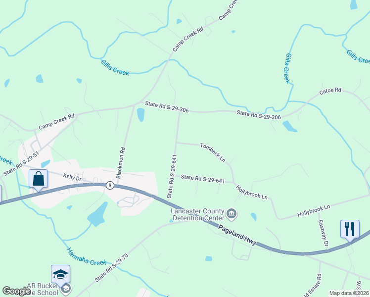 map of restaurants, bars, coffee shops, grocery stores, and more near 1080 Garnette Road in Lancaster