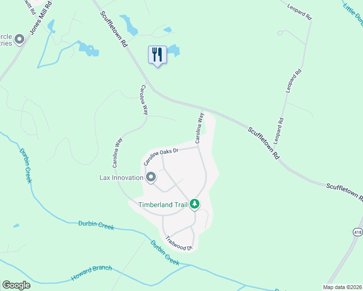 map of restaurants, bars, coffee shops, grocery stores, and more near 26326 Carolina Oaks Drive in Fountain Inn