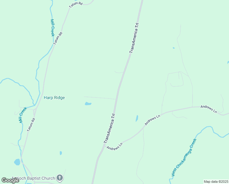 map of restaurants, bars, coffee shops, grocery stores, and more near 20 Lake Ridge Road in Chickamauga