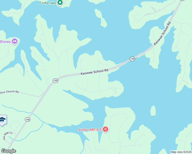 map of restaurants, bars, coffee shops, grocery stores, and more near 108 Emerald Pointe Drive in Seneca