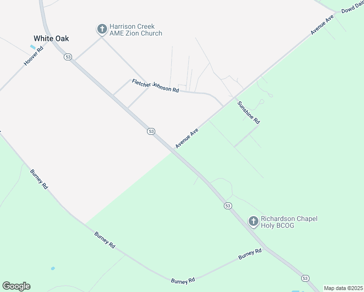 map of restaurants, bars, coffee shops, grocery stores, and more near 68 Avenue Avenue in White Oak