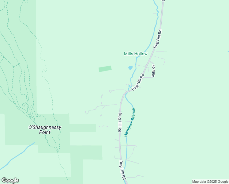 map of restaurants, bars, coffee shops, grocery stores, and more near 1687 Dug Hill Road in Brownsboro