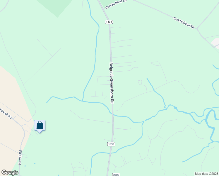 map of restaurants, bars, coffee shops, grocery stores, and more near 425 Belgrade-Swansboro Road in Stella