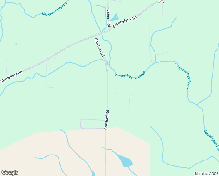 map of restaurants, bars, coffee shops, grocery stores, and more near 11688 Cowford Road in Athens