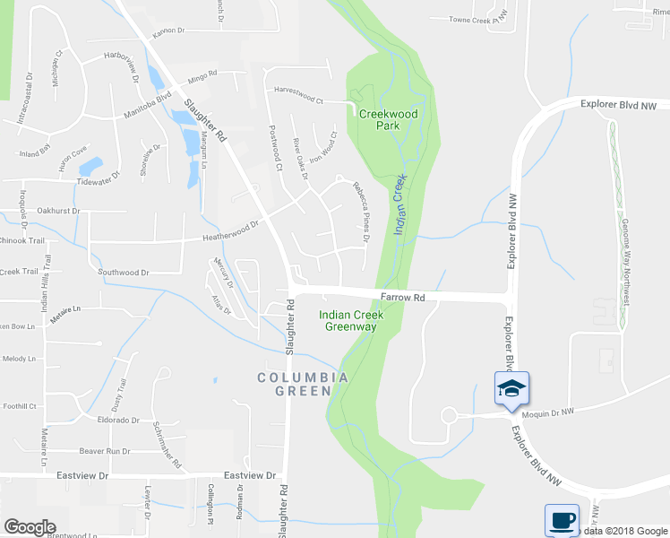 map of restaurants, bars, coffee shops, grocery stores, and more near 107 River Oaks Drive in Madison