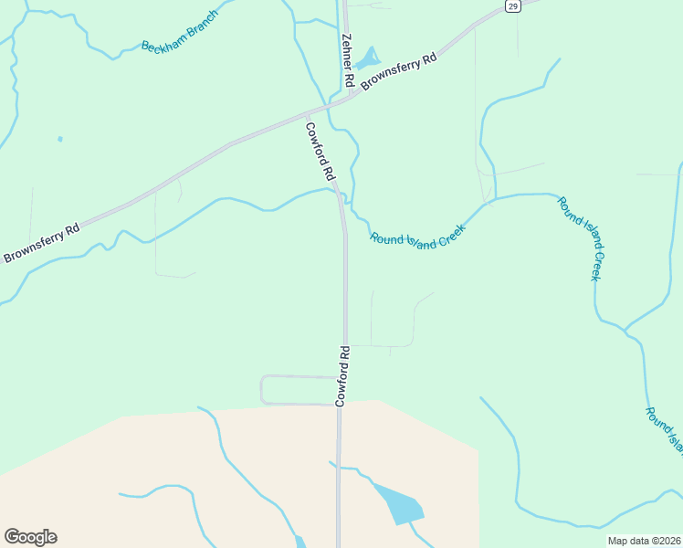 map of restaurants, bars, coffee shops, grocery stores, and more near 11688 Cowford Road in Athens