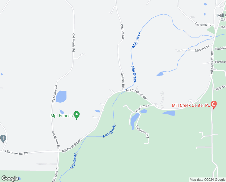 map of restaurants, bars, coffee shops, grocery stores, and more near 2058 Mill Creek Road in Rocky Face