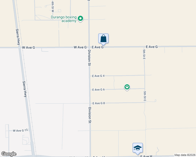 map of restaurants, bars, coffee shops, grocery stores, and more near 4th Street in Lancaster