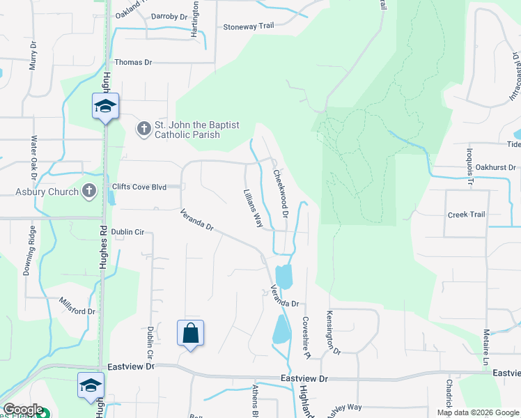 map of restaurants, bars, coffee shops, grocery stores, and more near 111 Lillians Way in Madison
