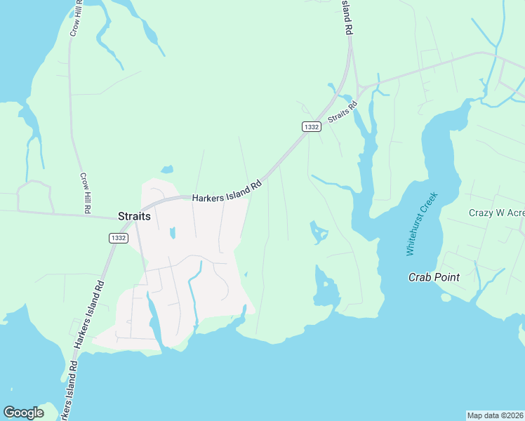 map of restaurants, bars, coffee shops, grocery stores, and more near 148 Straits Point Road in Beaufort