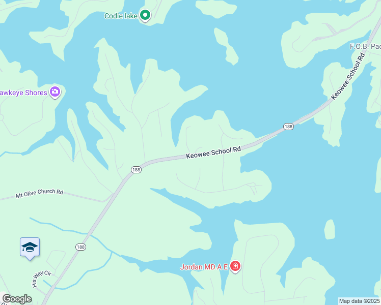 map of restaurants, bars, coffee shops, grocery stores, and more near 409 Hebron Road in Seneca