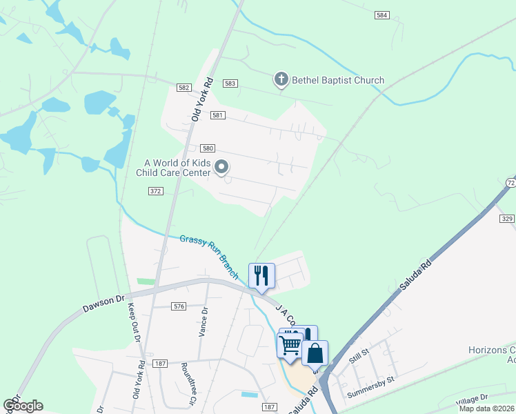 map of restaurants, bars, coffee shops, grocery stores, and more near 811 Hughes Street in Chester