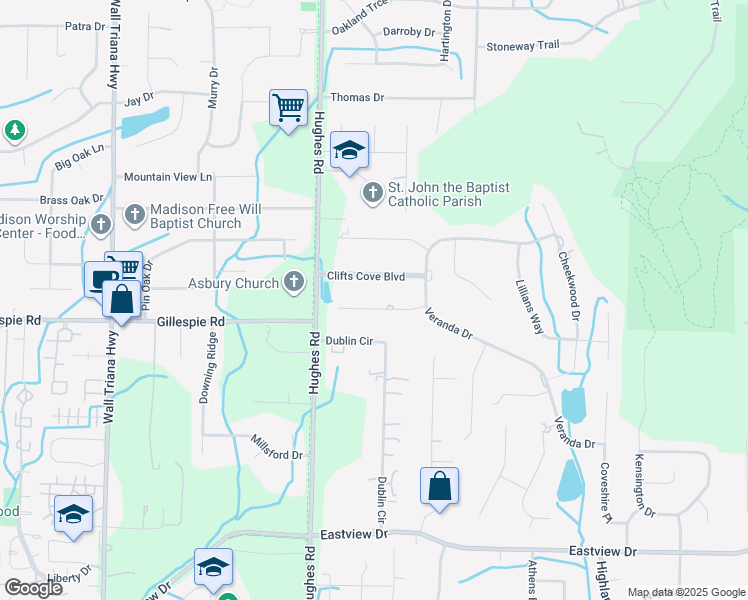 map of restaurants, bars, coffee shops, grocery stores, and more near 110 Cliftmere Place in Madison