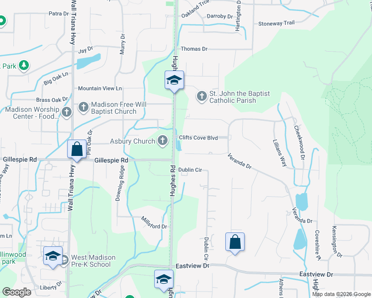 map of restaurants, bars, coffee shops, grocery stores, and more near 118 Cliftmere Place in Madison