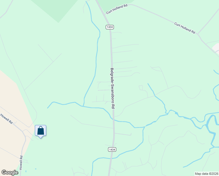 map of restaurants, bars, coffee shops, grocery stores, and more near 425 Belgrade-Swansboro Road in Stella