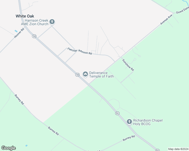 map of restaurants, bars, coffee shops, grocery stores, and more near 107 Avenue Avenue in White Oak