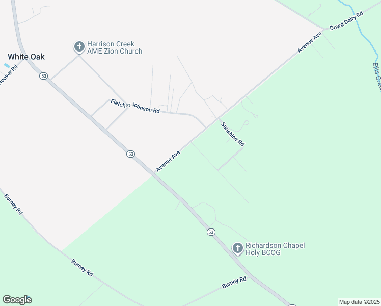 map of restaurants, bars, coffee shops, grocery stores, and more near 190 Avenue Avenue in White Oak