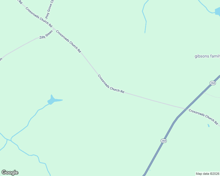 map of restaurants, bars, coffee shops, grocery stores, and more near Cross Roads Church Road in Mount Croghan