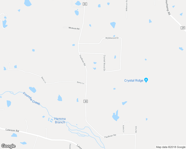 map of restaurants, bars, coffee shops, grocery stores, and more near 2901 Faulkner Road in Little Rock