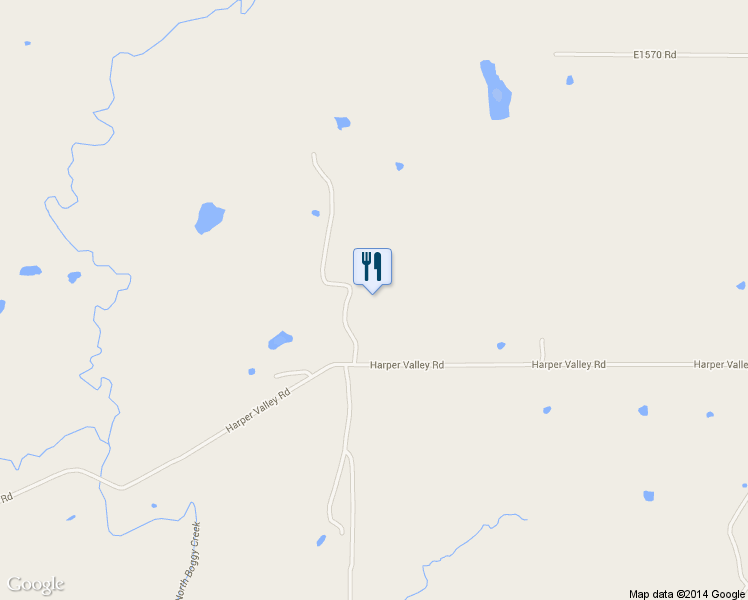 map of restaurants, bars, coffee shops, grocery stores, and more near 1405 Harper Valley Road in Kiowa