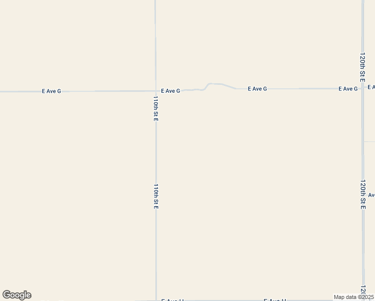 map of restaurants, bars, coffee shops, grocery stores, and more near 100th Street East in Lancaster